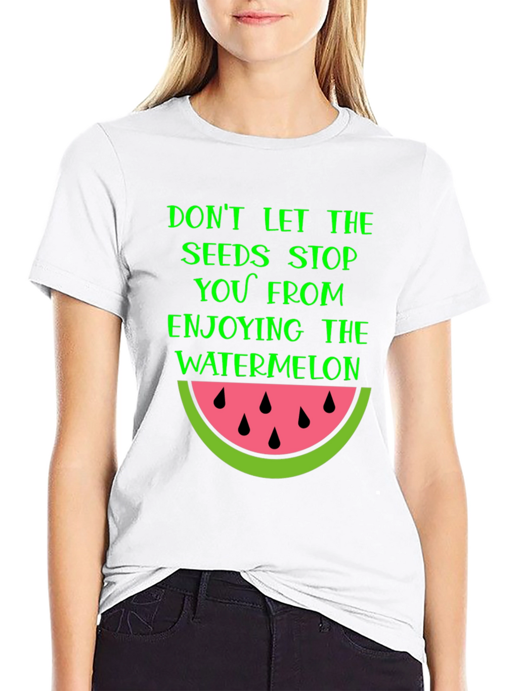 Watermelon Seeds Graphic T-Shirt - Enjoy the Fruit!
