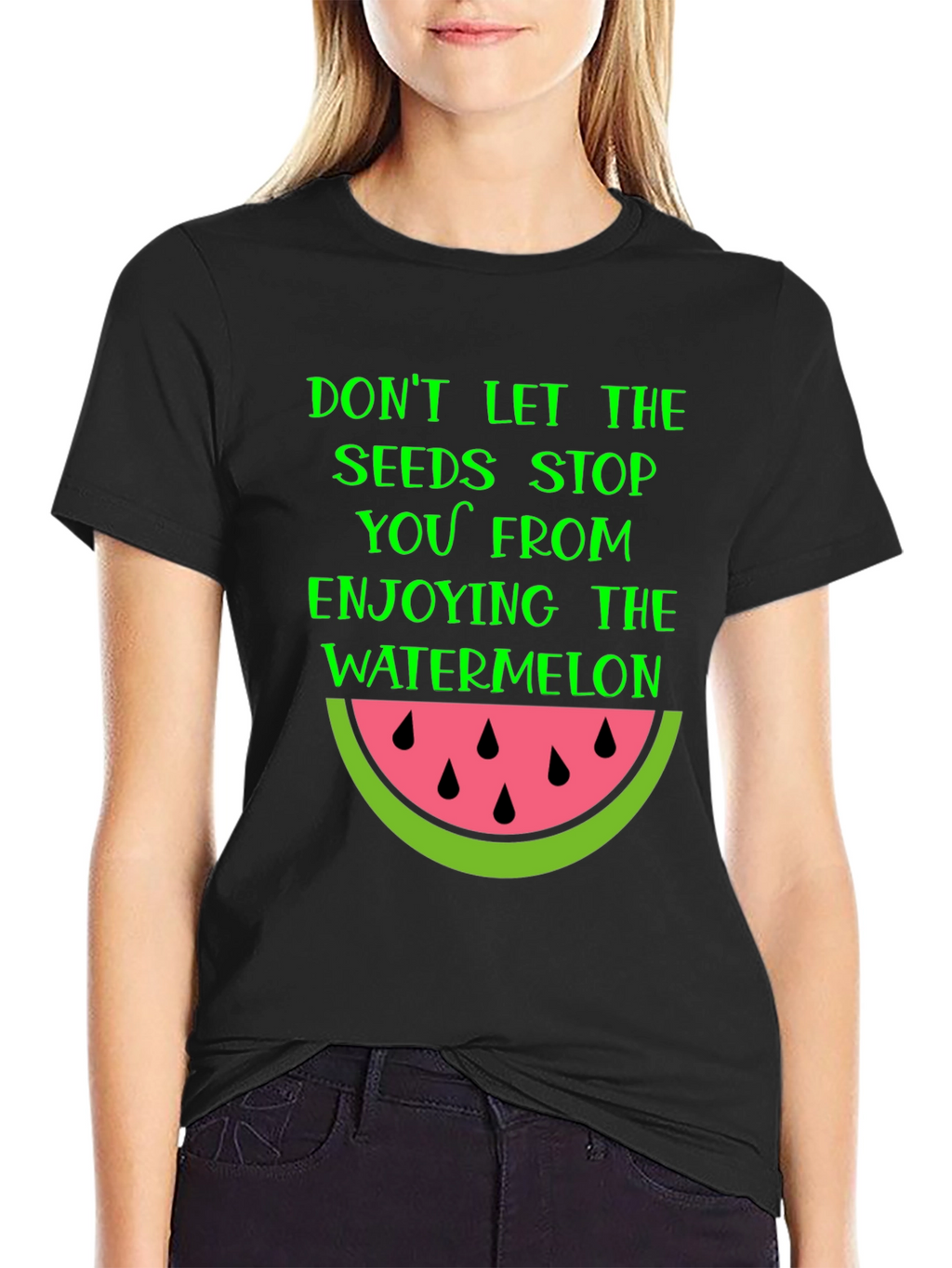 Watermelon Seeds Graphic T-Shirt - Enjoy the Fruit!