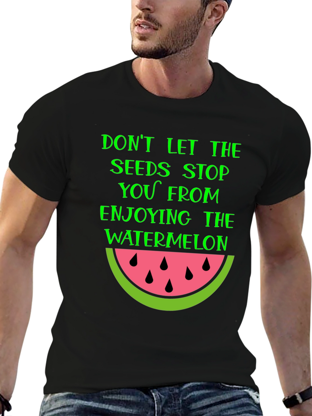 Watermelon Seeds Graphic T-Shirt - Enjoy the Fruit!