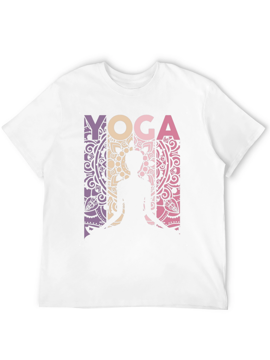 Yoga Mandala Graphic Tee - Relaxed Fit