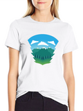 Mountain Graphic Black Tee