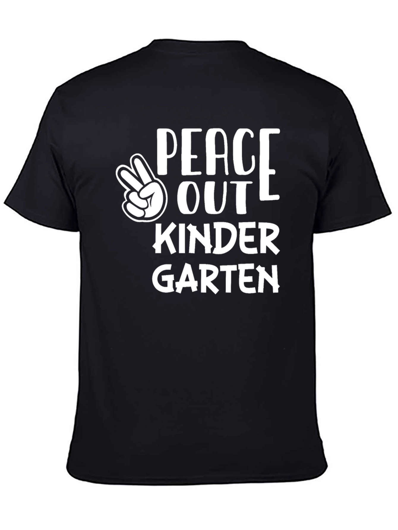 Peace Out Kindergarten T-Shirt Graduation Tee