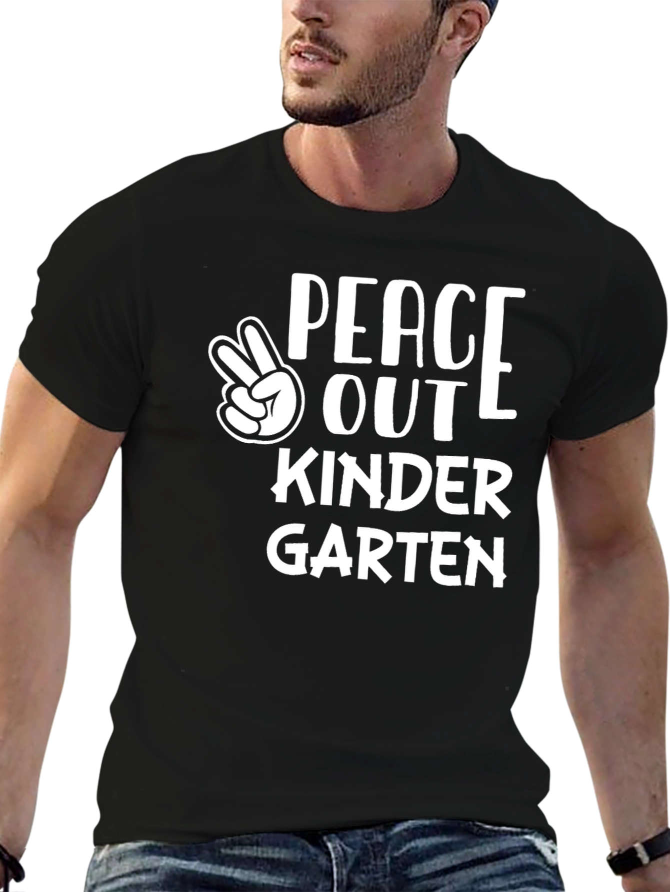 Peace Out Kindergarten T-Shirt Graduation Tee