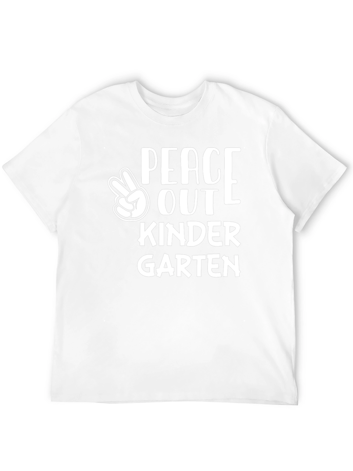 Peace Out Kindergarten T-Shirt Graduation Tee