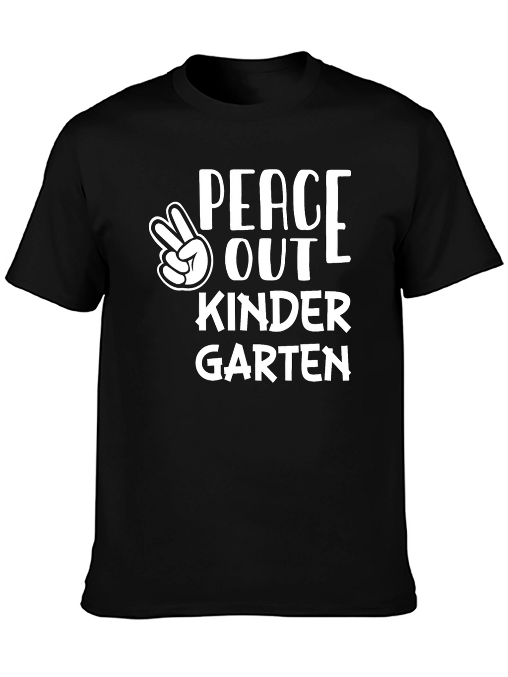 Peace Out Kindergarten T-Shirt Graduation Tee