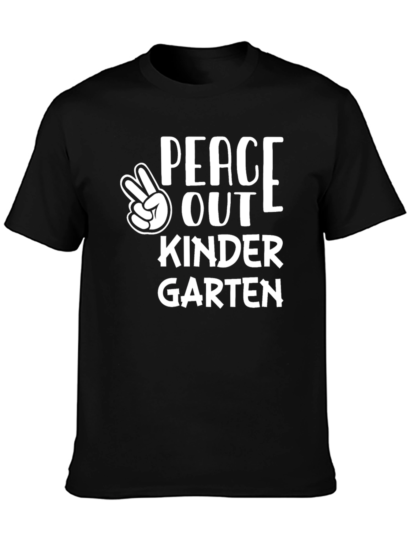 Peace Out Kindergarten T-Shirt Graduation Tee
