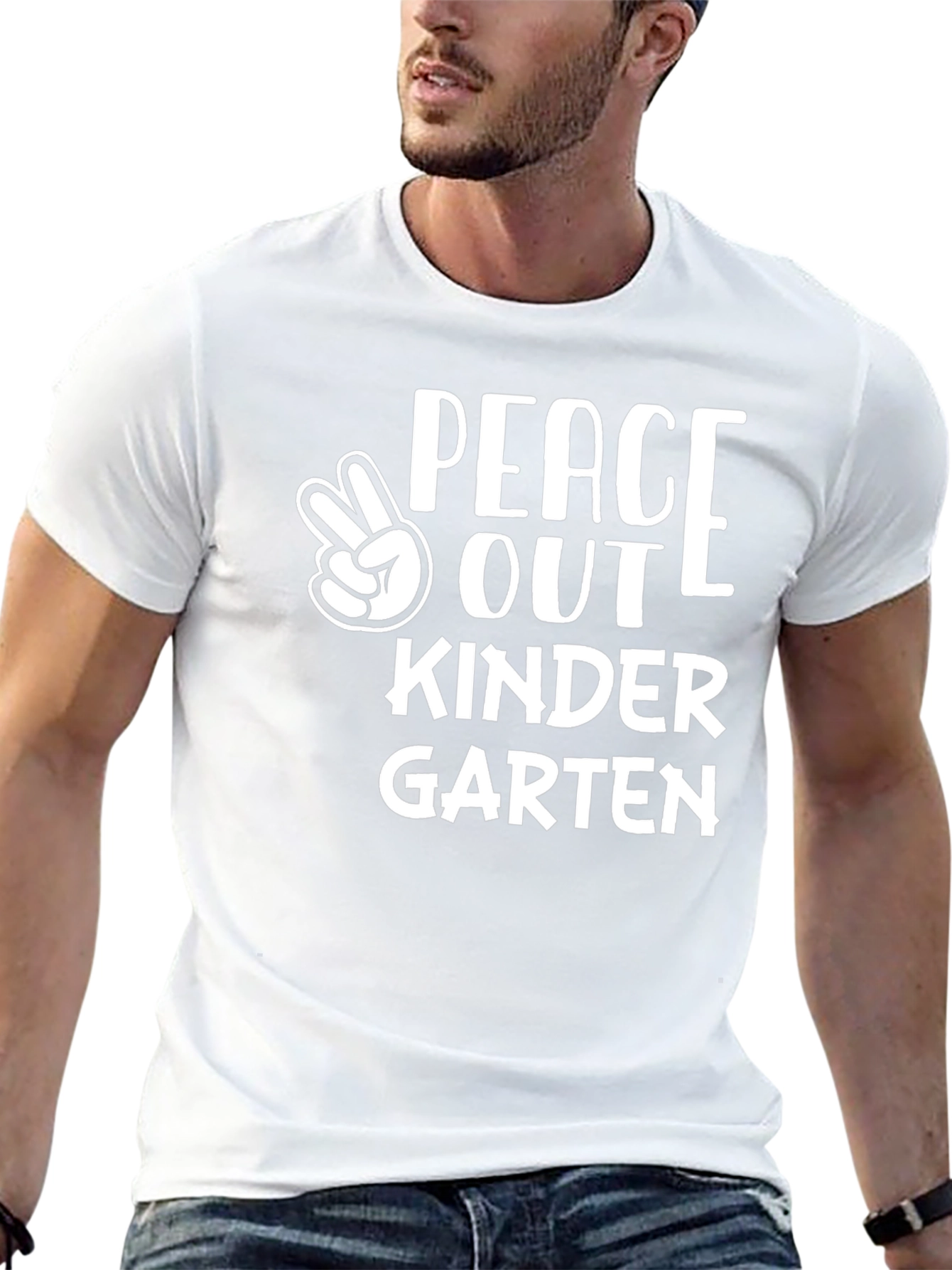Peace Out Kindergarten T-Shirt Graduation Tee
