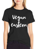 Vegan Easter T-Shirt - Unisex Black Tee
