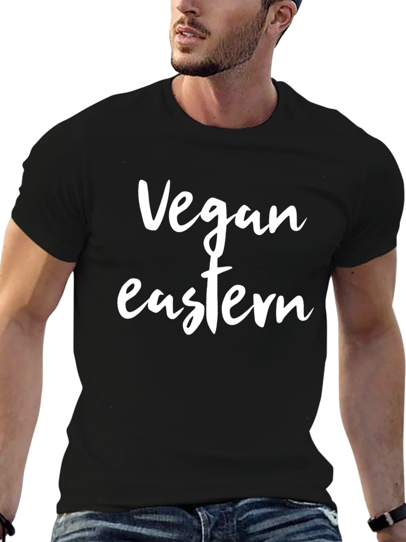 Vegan Easter T-Shirt - Unisex Black Tee