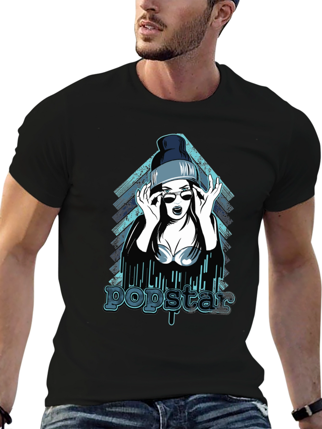 Popstar Graphic T-Shirt - Trendy & Stylish