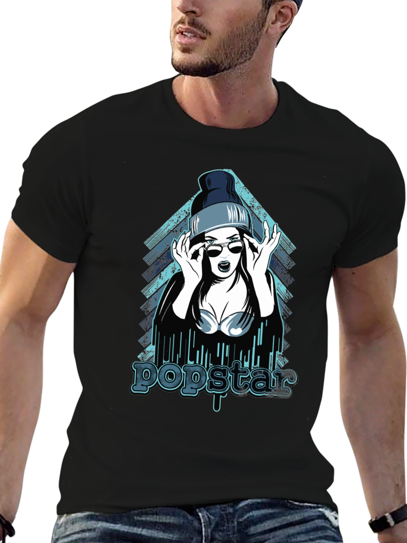 Popstar Graphic T-Shirt - Trendy & Stylish