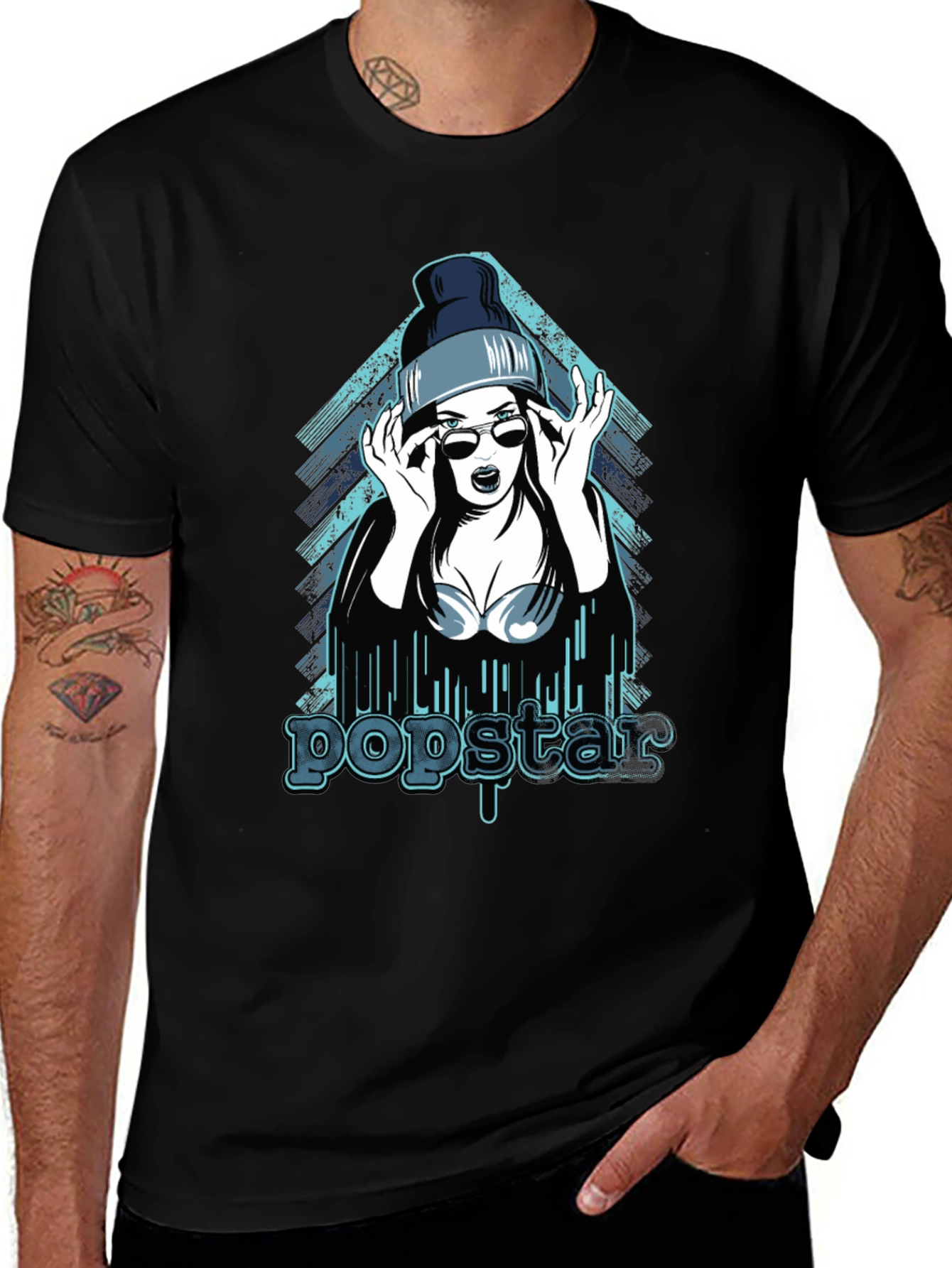 Popstar Graphic T-Shirt - Trendy & Stylish