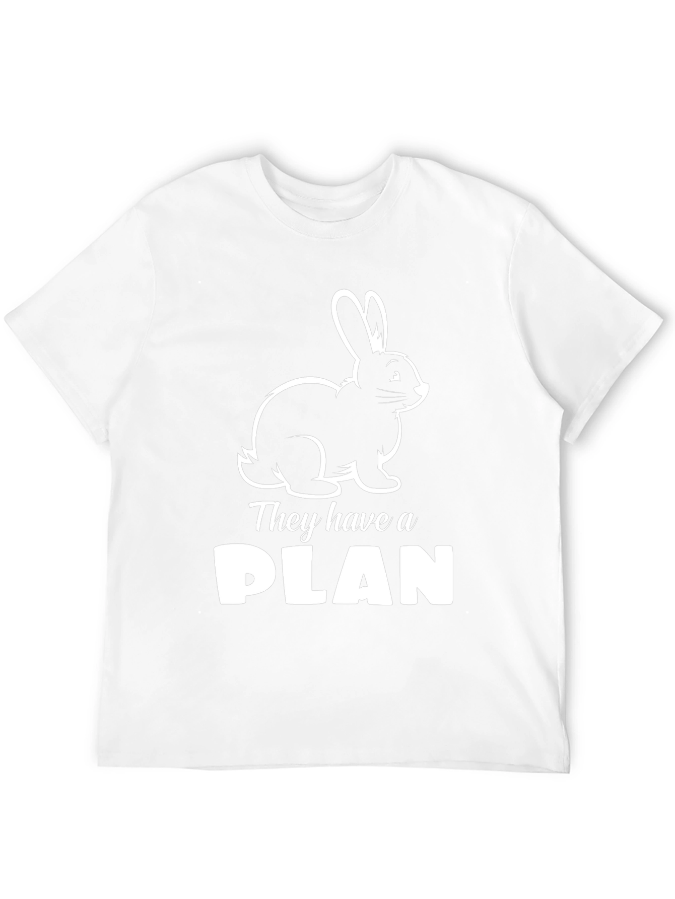 Rabbit Plan T-Shirt - Funny Bunny Tee