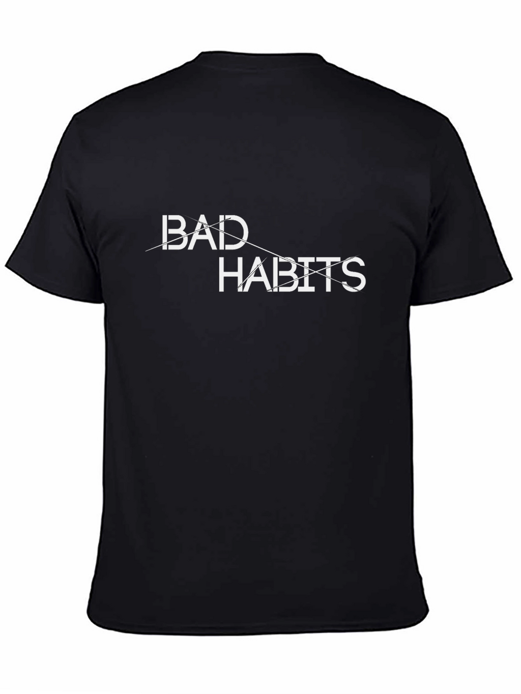 Bad Habits Graphic Print T-Shirt