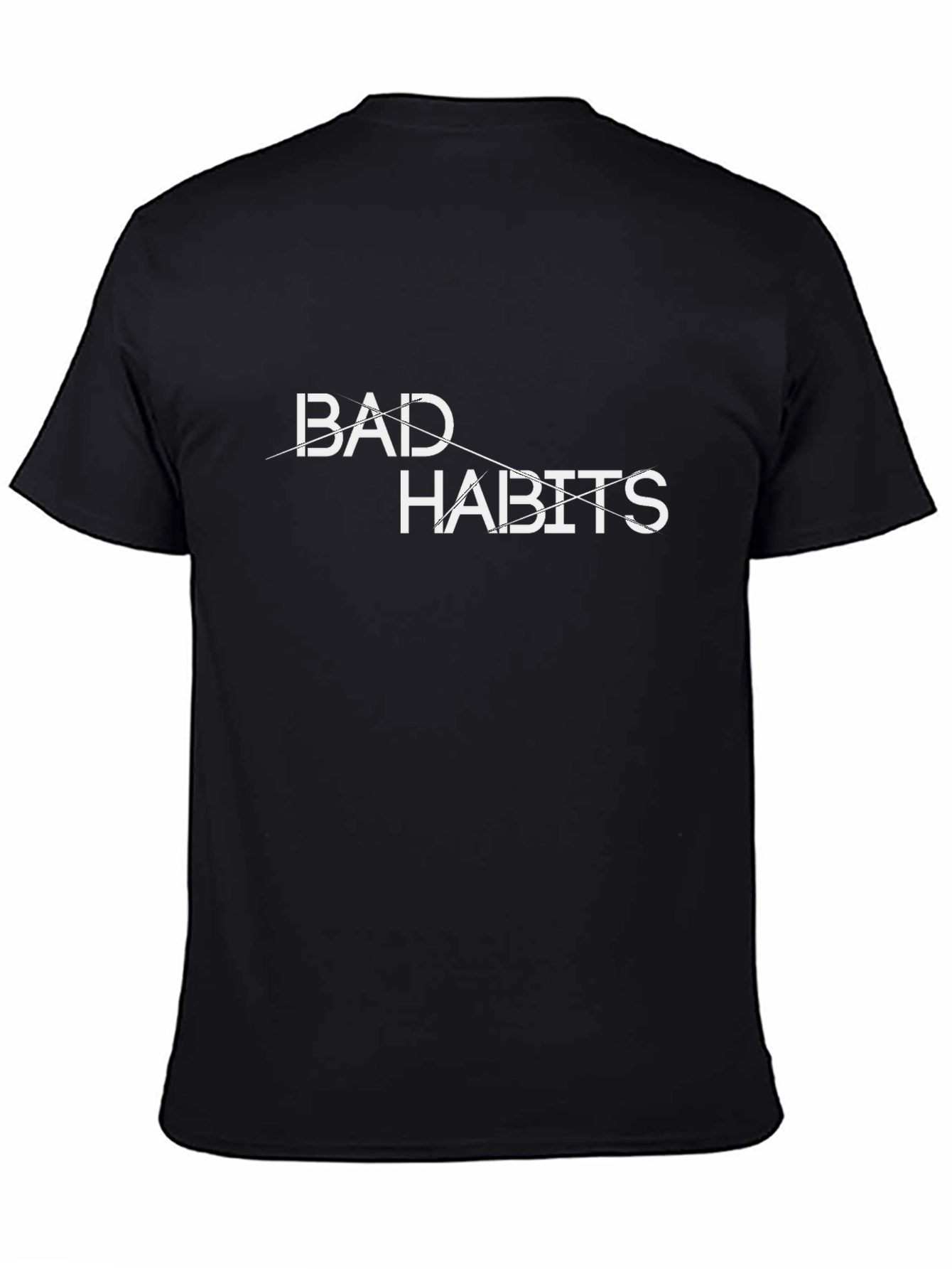Bad Habits Graphic Print T-Shirt