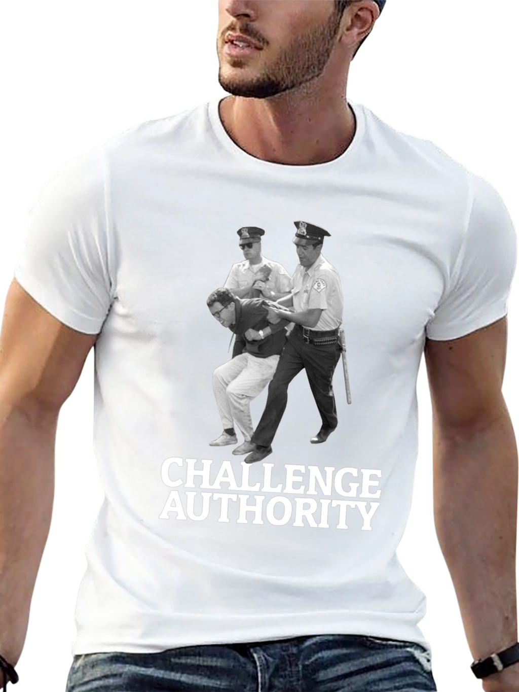 Challenge Authority Graphic Tee - Bold Rebellion Style