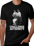 Challenge Authority Graphic Tee - Bold Rebellion Style