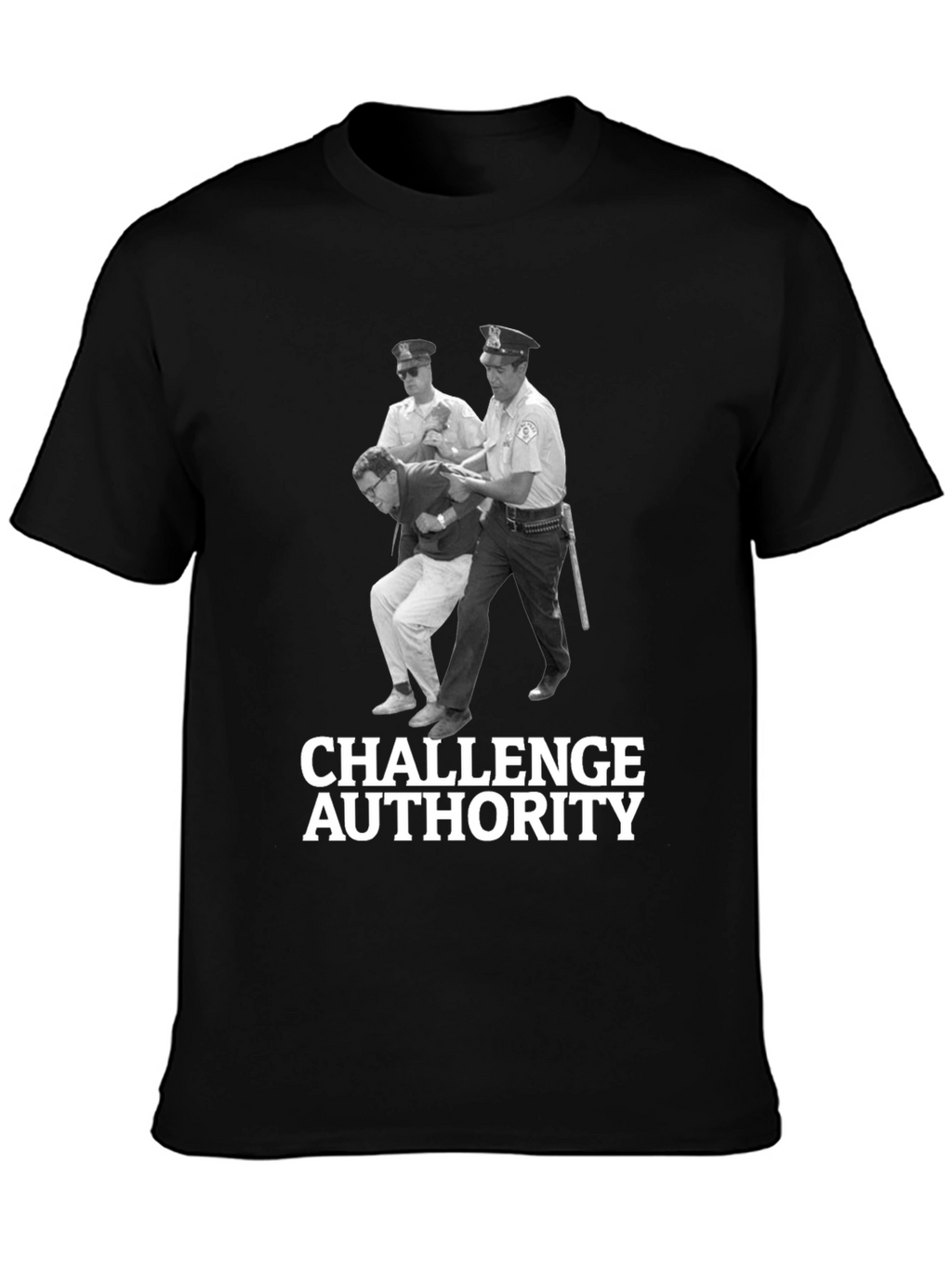 Challenge Authority Graphic Tee - Bold Rebellion Style