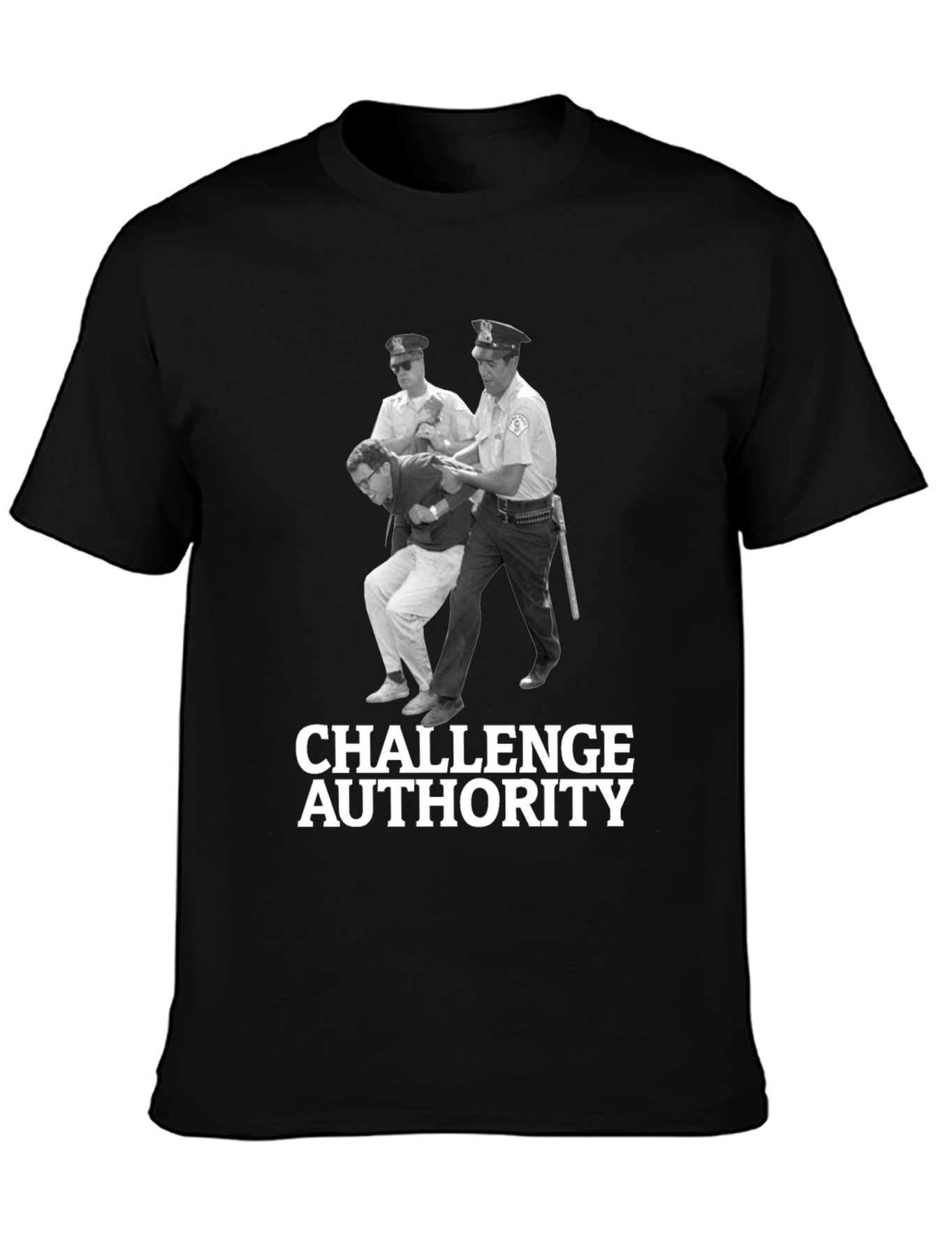 Challenge Authority Graphic Tee - Bold Rebellion Style