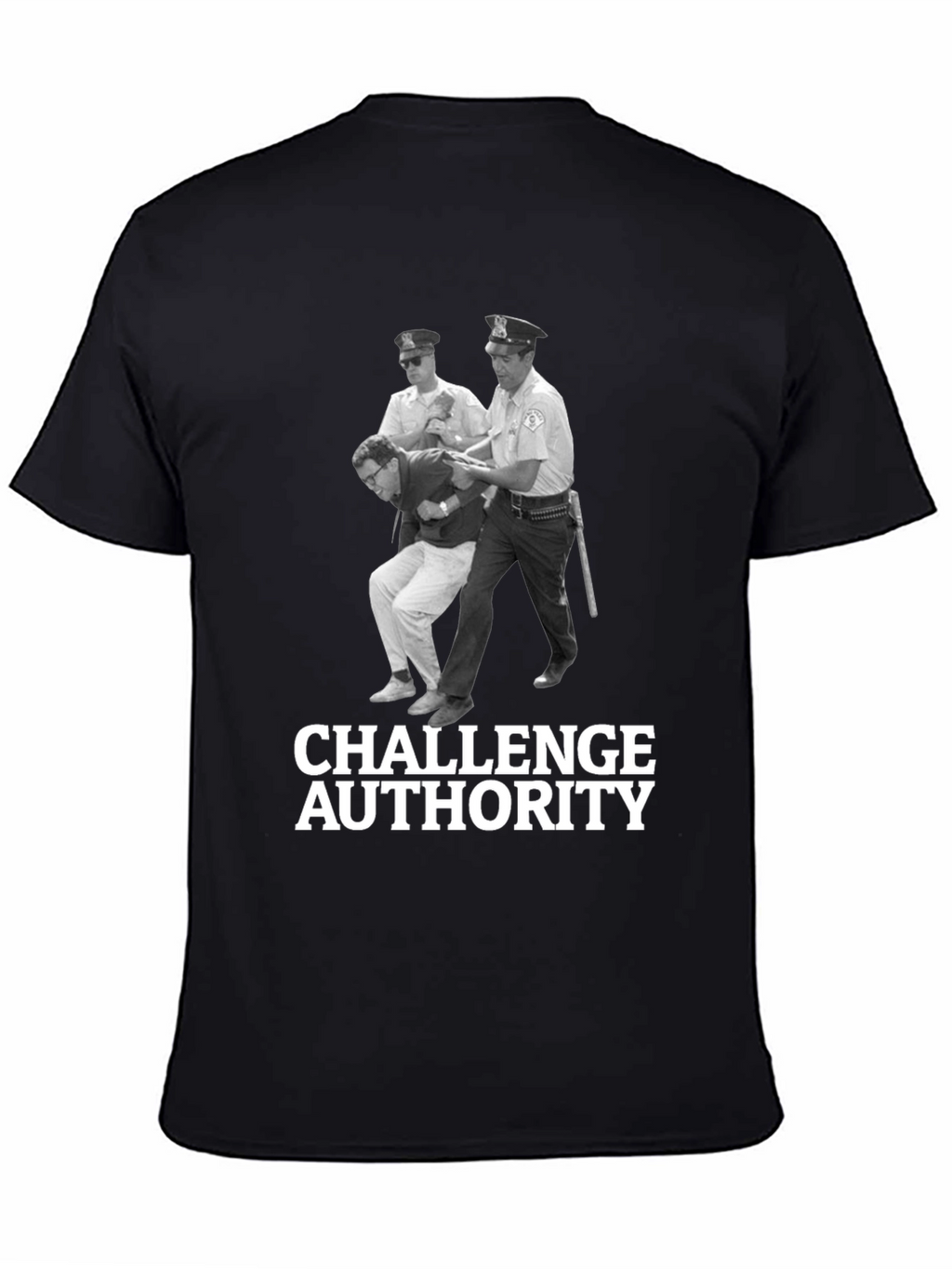 Challenge Authority Graphic Tee - Bold Rebellion Style