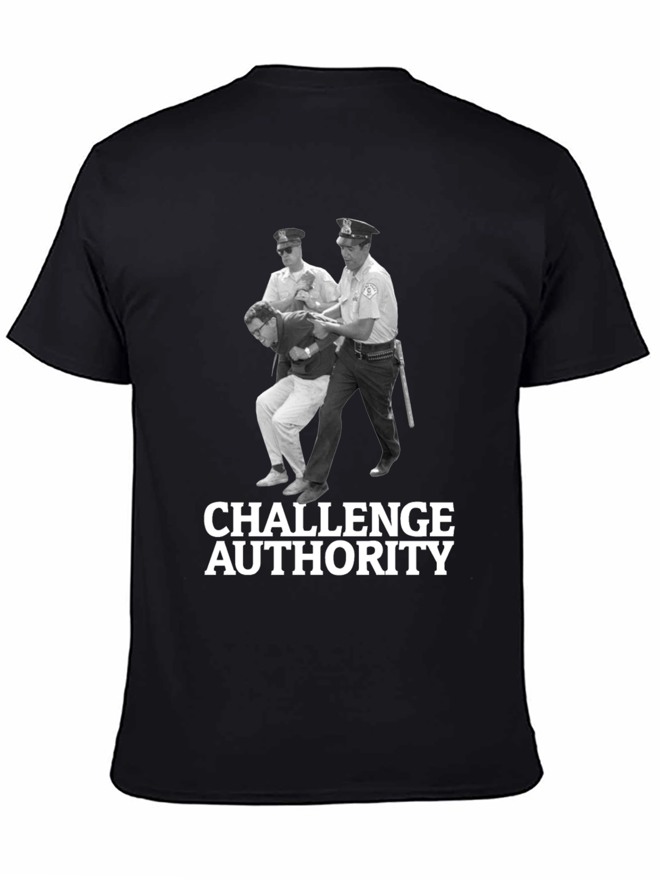 Challenge Authority Graphic Tee - Bold Rebellion Style