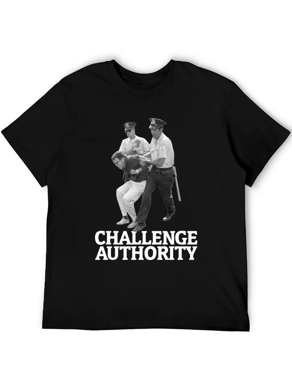 Challenge Authority Graphic Tee - Bold Rebellion Style