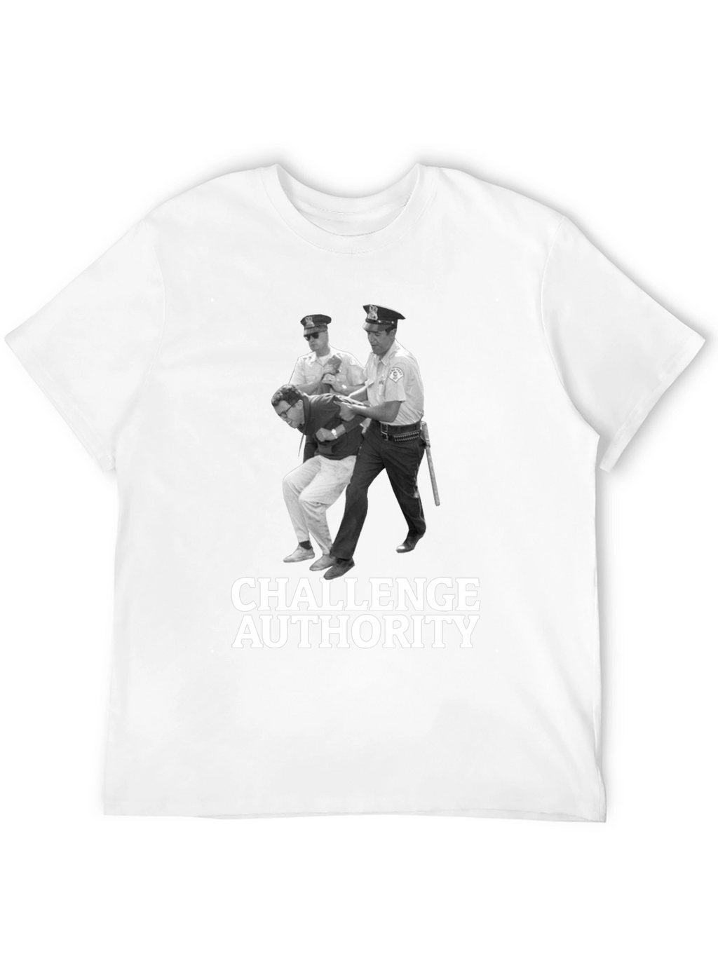 Challenge Authority Graphic Tee - Bold Rebellion Style