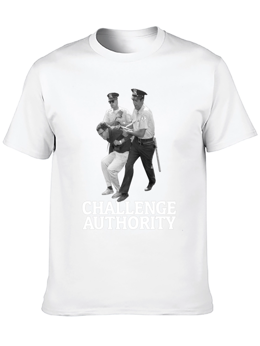 Challenge Authority Graphic Tee - Bold Rebellion Style