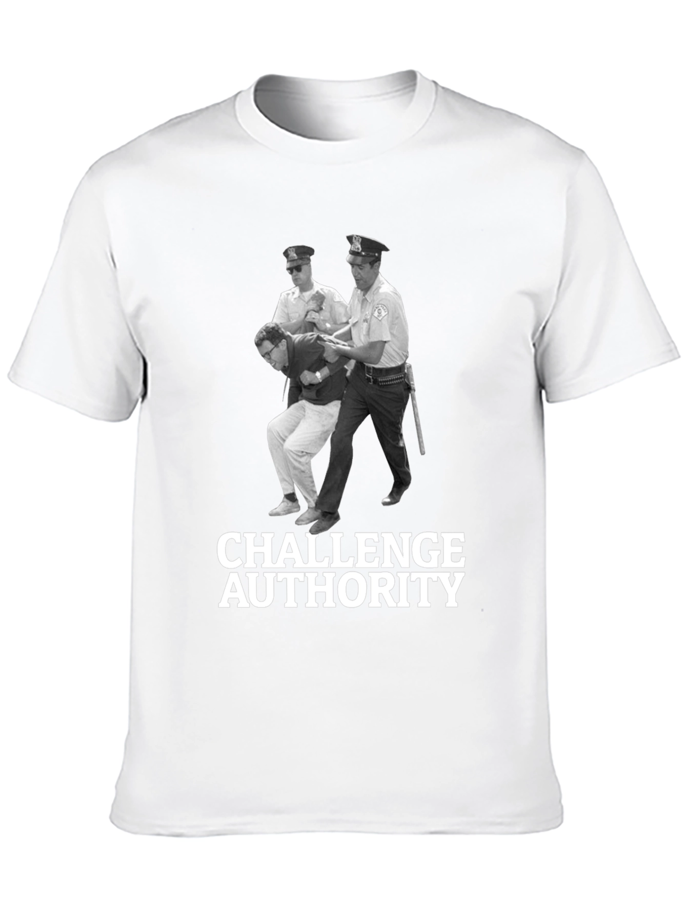 Challenge Authority Graphic Tee - Bold Rebellion Style