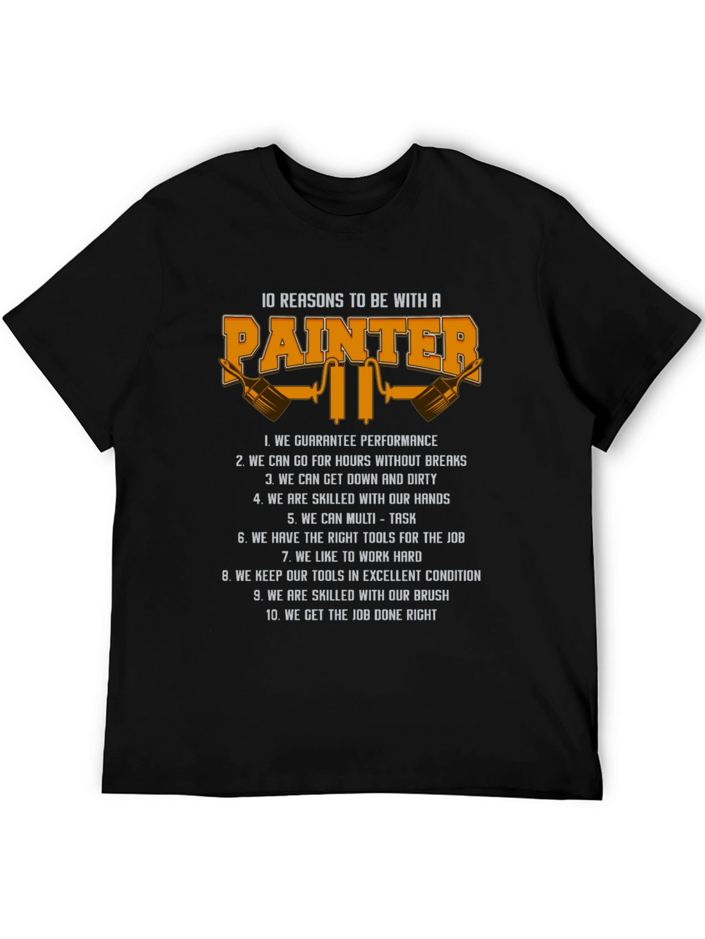 Painter Reasons Graphic Tee - Black
