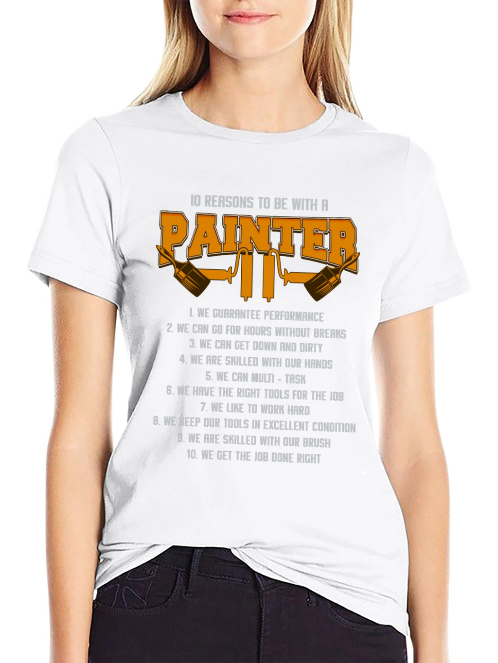 Painter Reasons Graphic Tee - Black