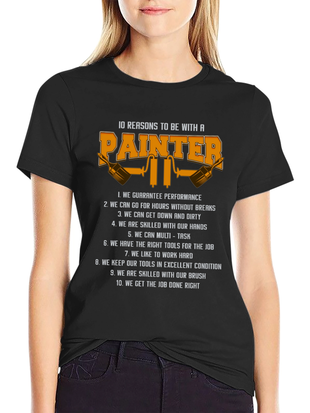 Painter Reasons Graphic Tee - Black