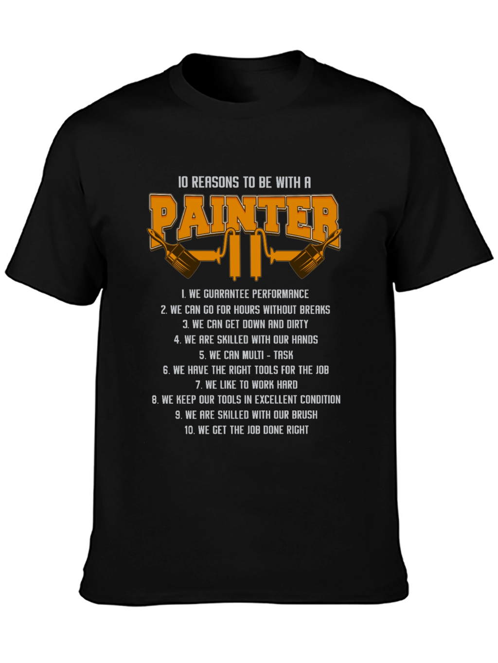 Painter Reasons Graphic Tee - Black