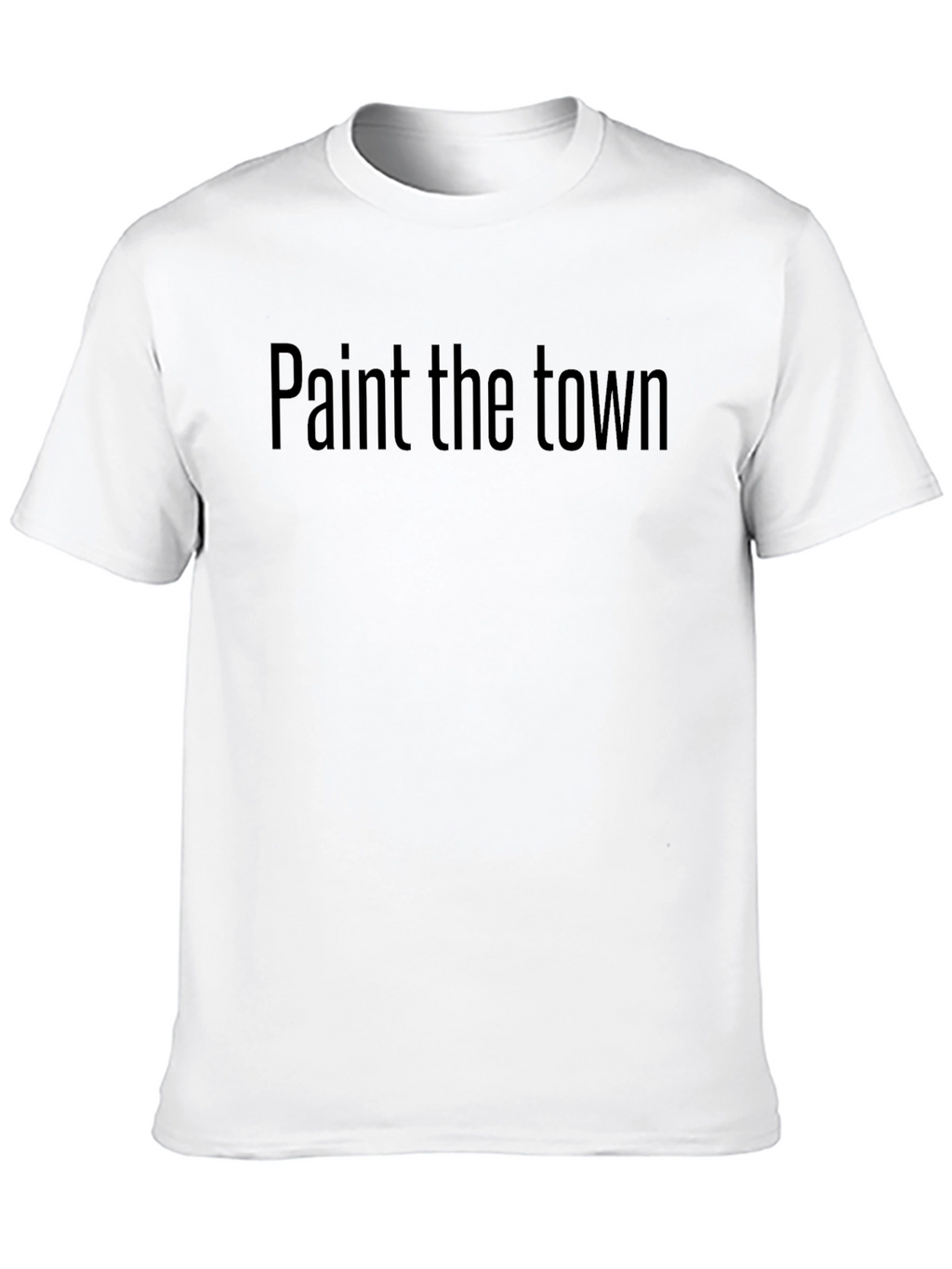 Paint the Town Black Tee