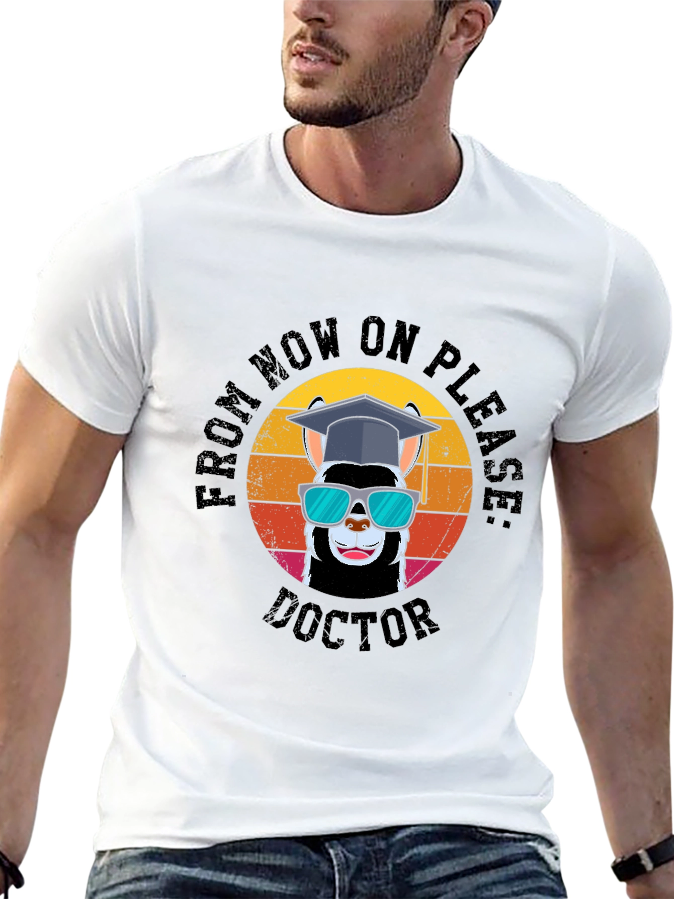 Doctor Llama T-Shirt - Graduation Gift