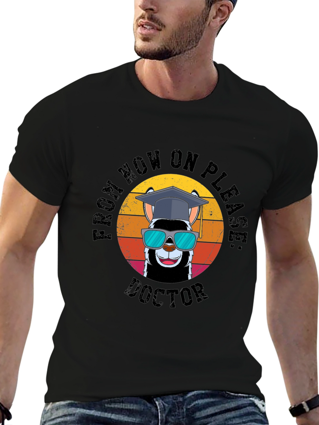 Doctor Llama T-Shirt - Graduation Gift