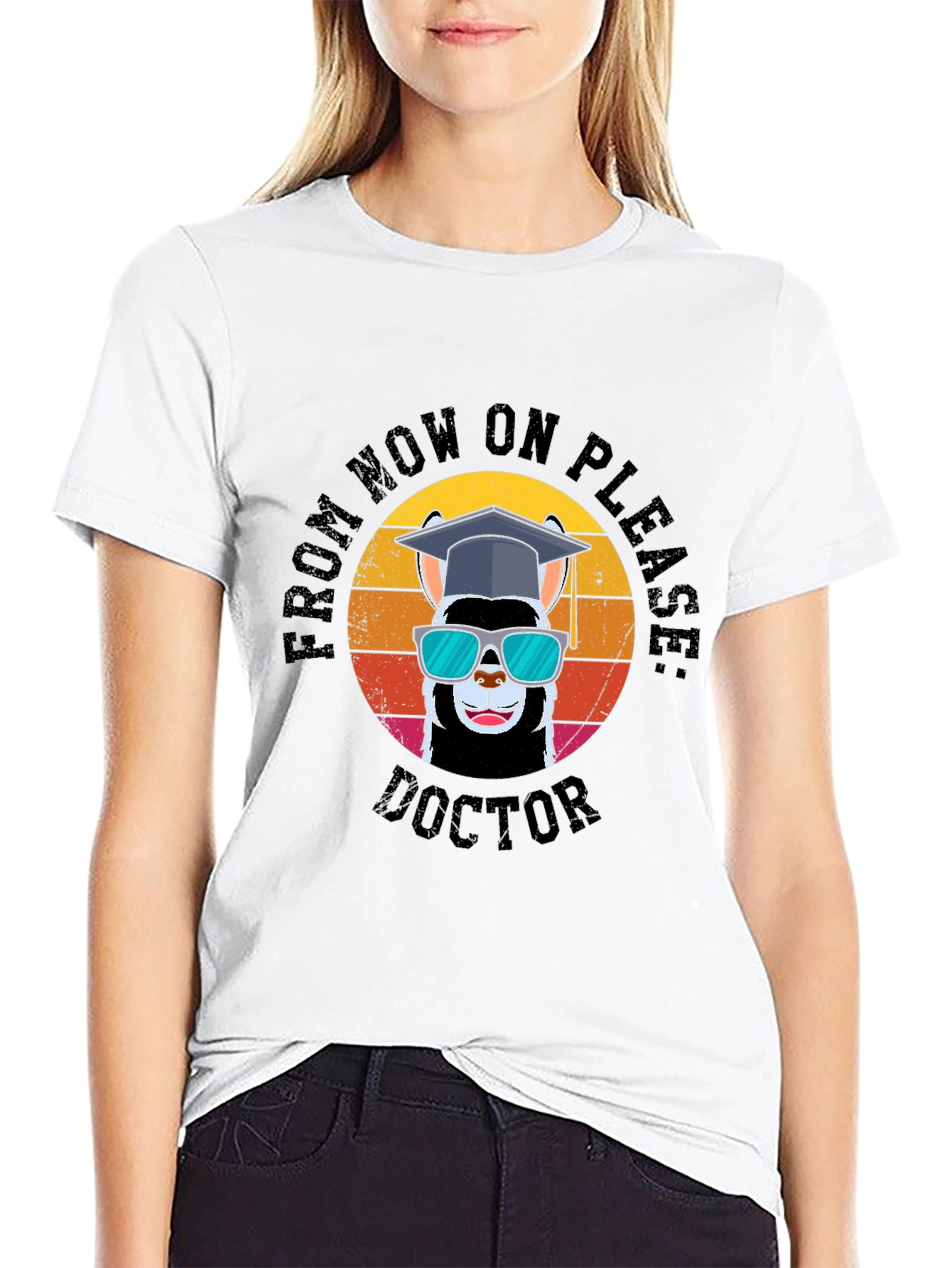 Doctor Llama T-Shirt - Graduation Gift