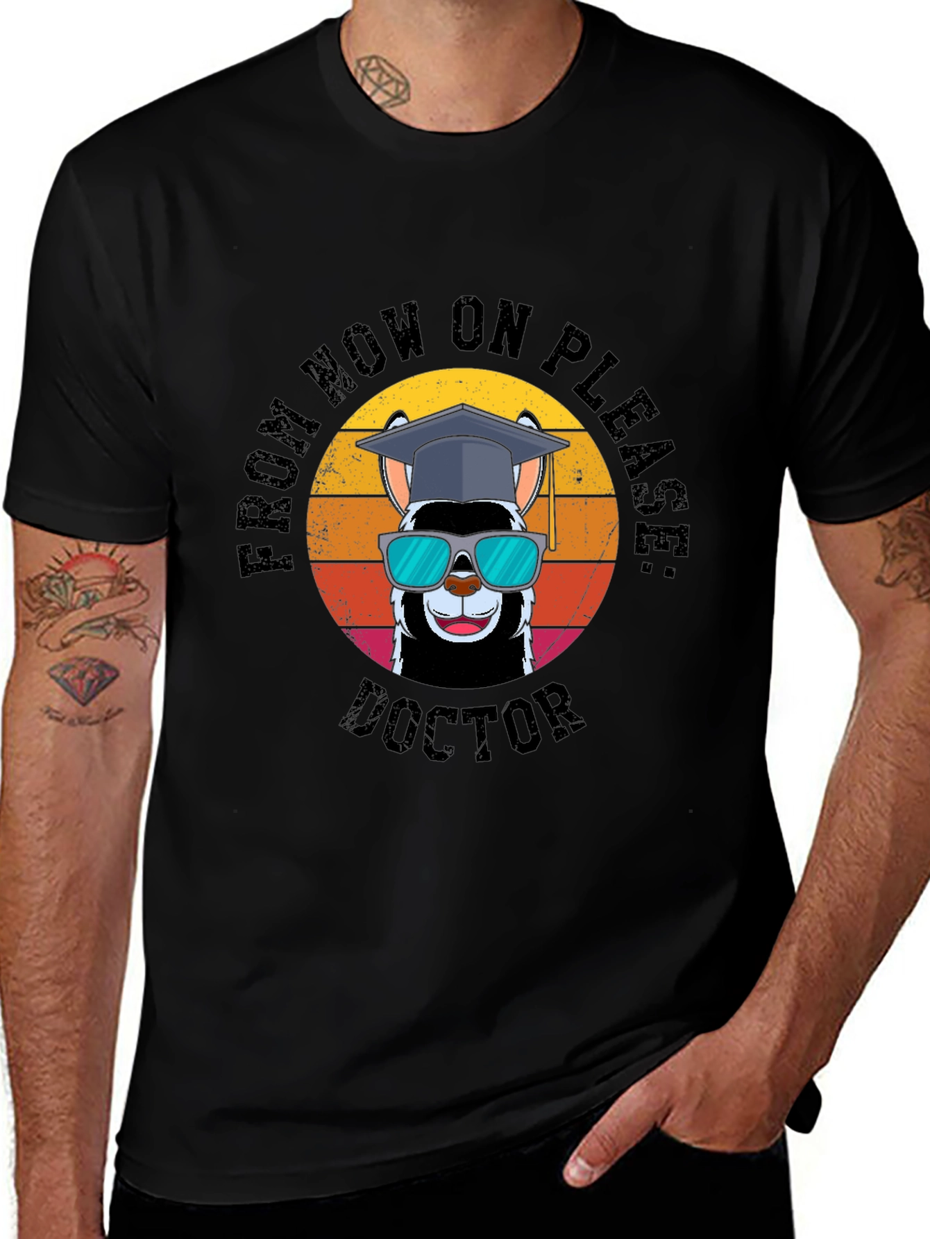Doctor Llama T-Shirt - Graduation Gift