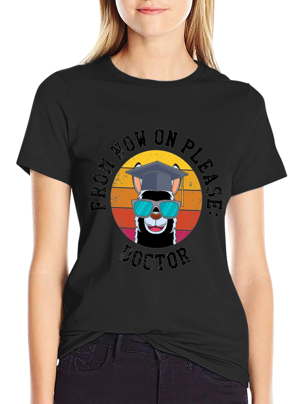 Doctor Llama T-Shirt - Graduation Gift