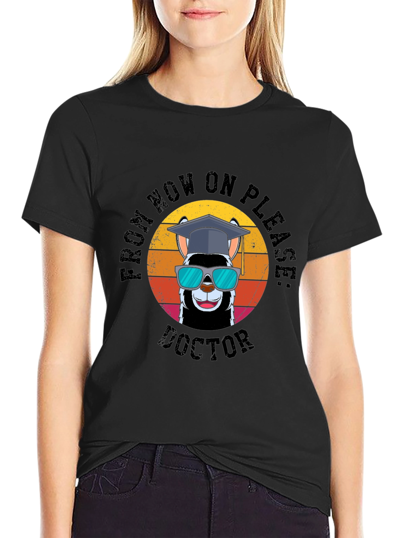 Doctor Llama T-Shirt - Graduation Gift