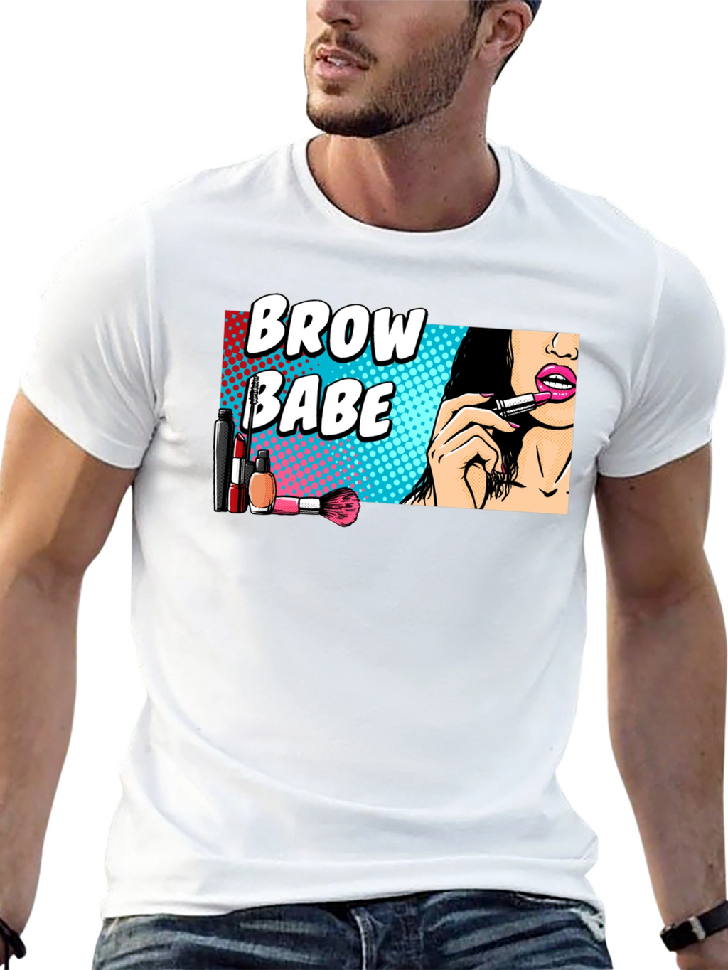 Brow Babe Graphic Tee - Makeup Artist T-Shirt