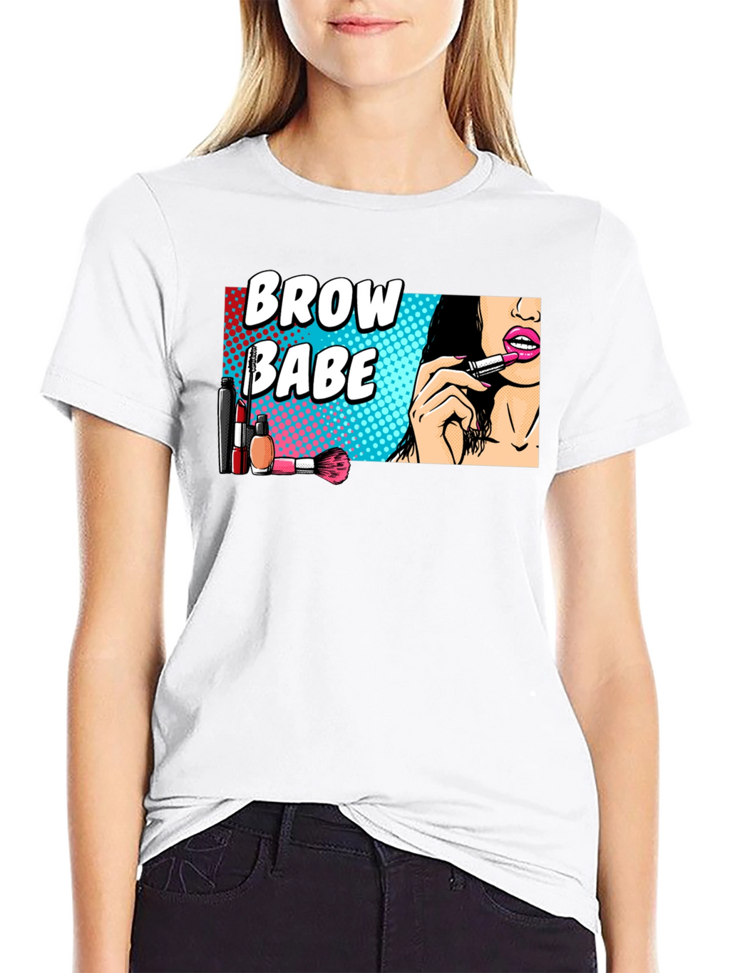 Brow Babe Graphic Tee - Makeup Artist T-Shirt