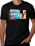 Brow Babe Graphic Tee - Makeup Artist T-Shirt