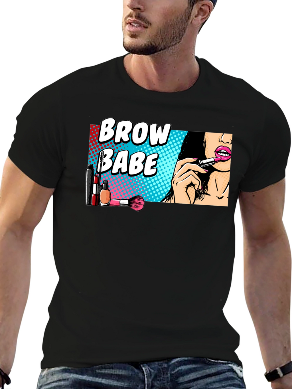 Brow Babe Graphic Tee - Makeup Artist T-Shirt