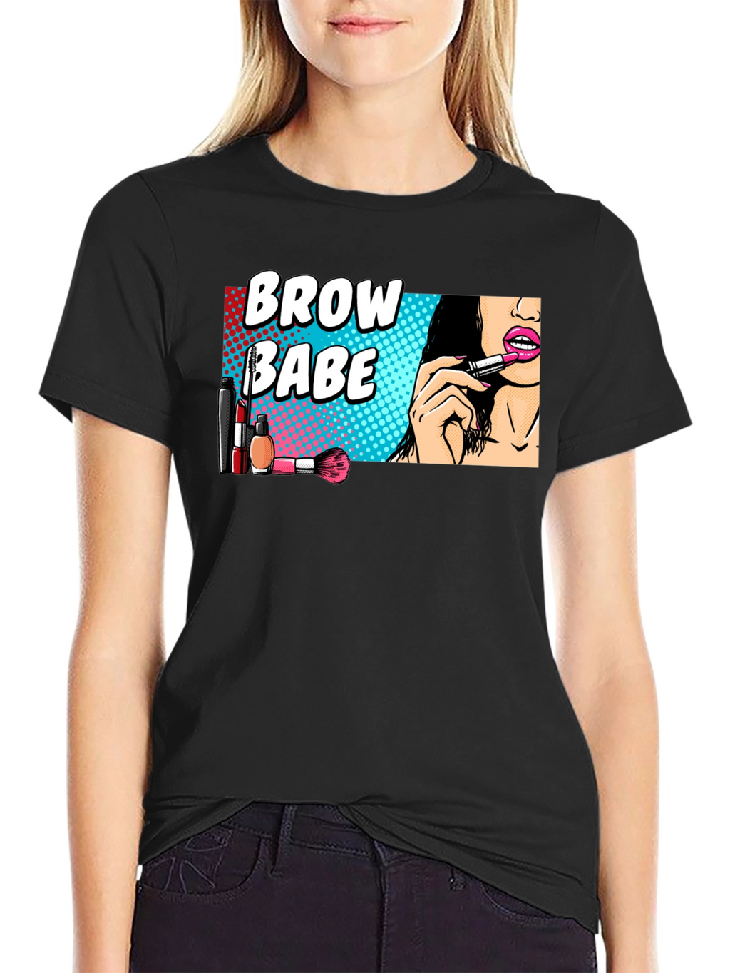 Brow Babe Graphic Tee - Makeup Artist T-Shirt