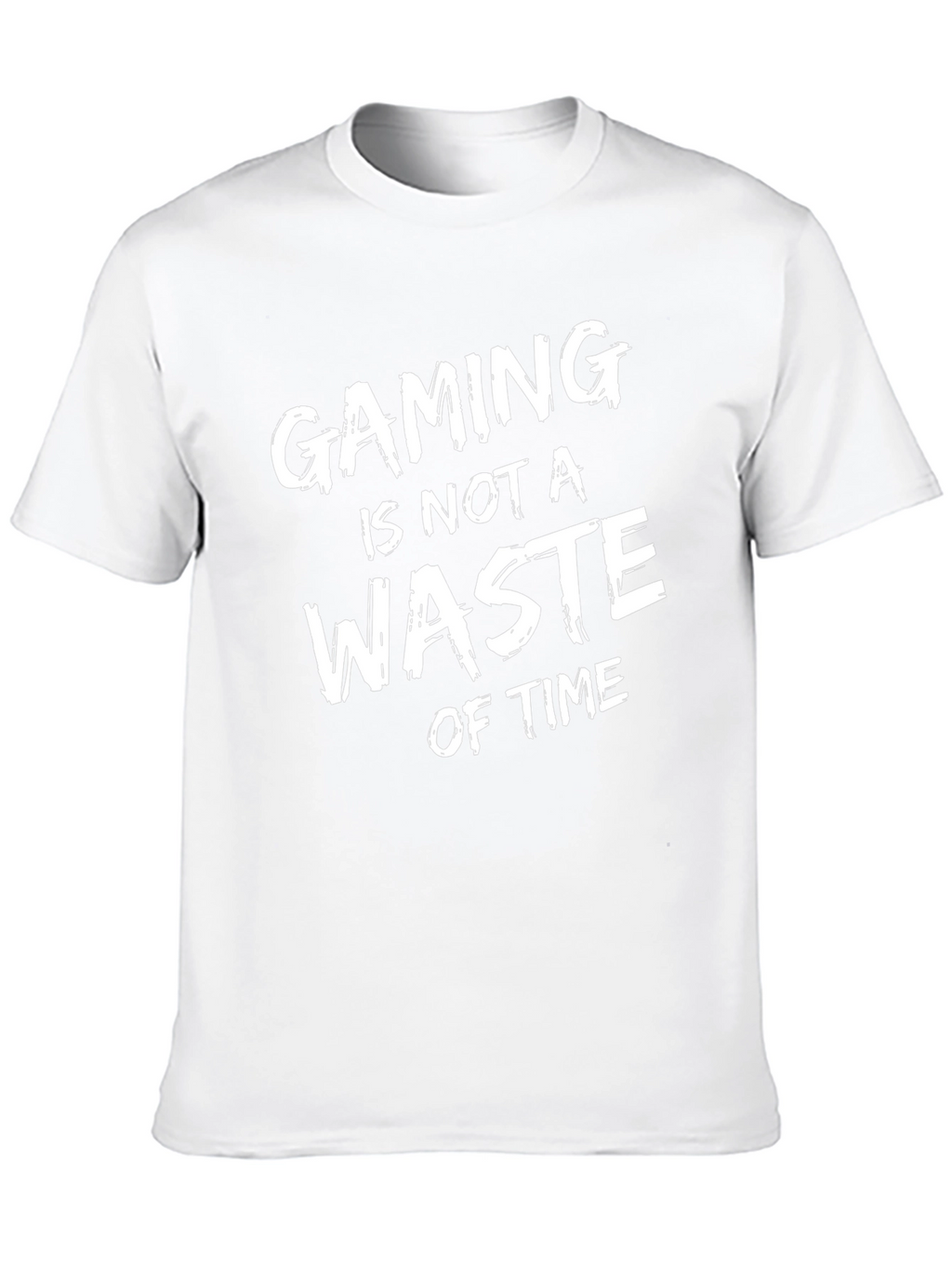 Gaming is Not a Waste of Time Black T-Shirt