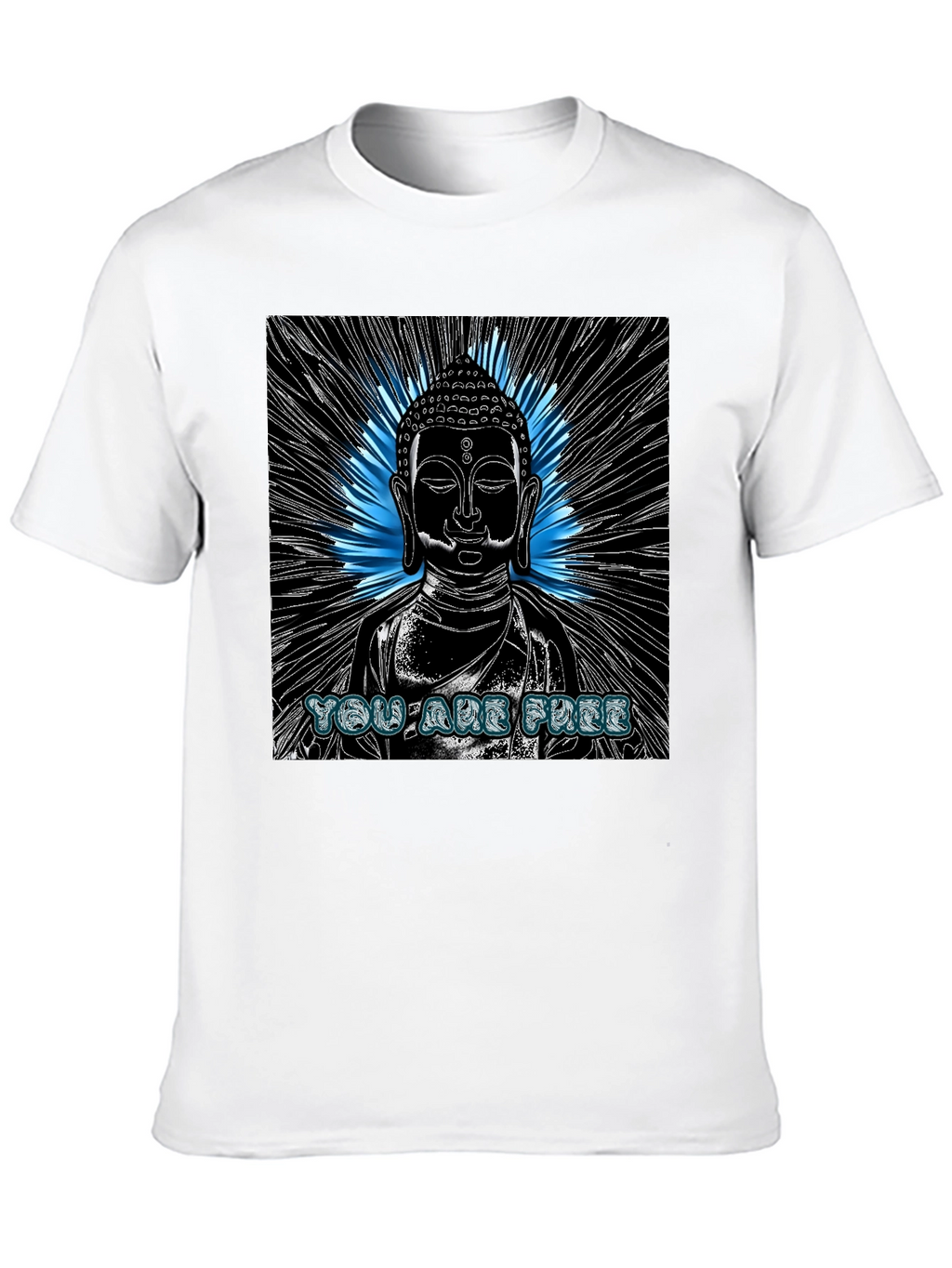 Buddha You Are Free Graphic T-Shirt