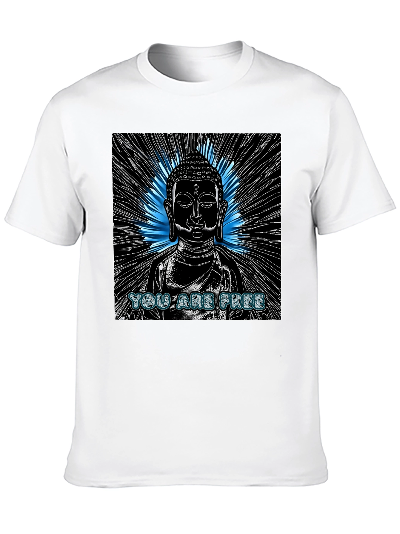 Buddha You Are Free Graphic T-Shirt