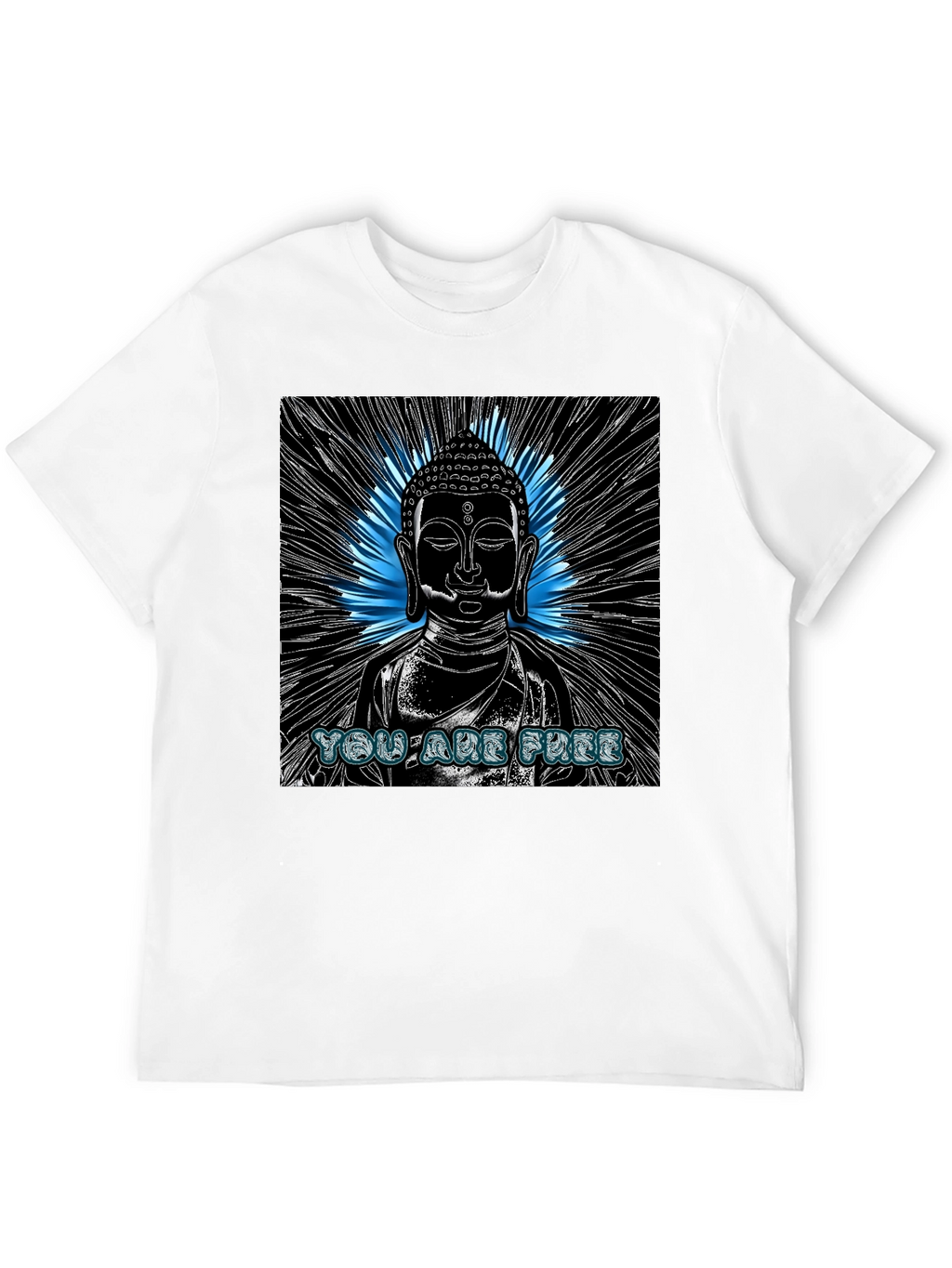Buddha You Are Free Graphic T-Shirt