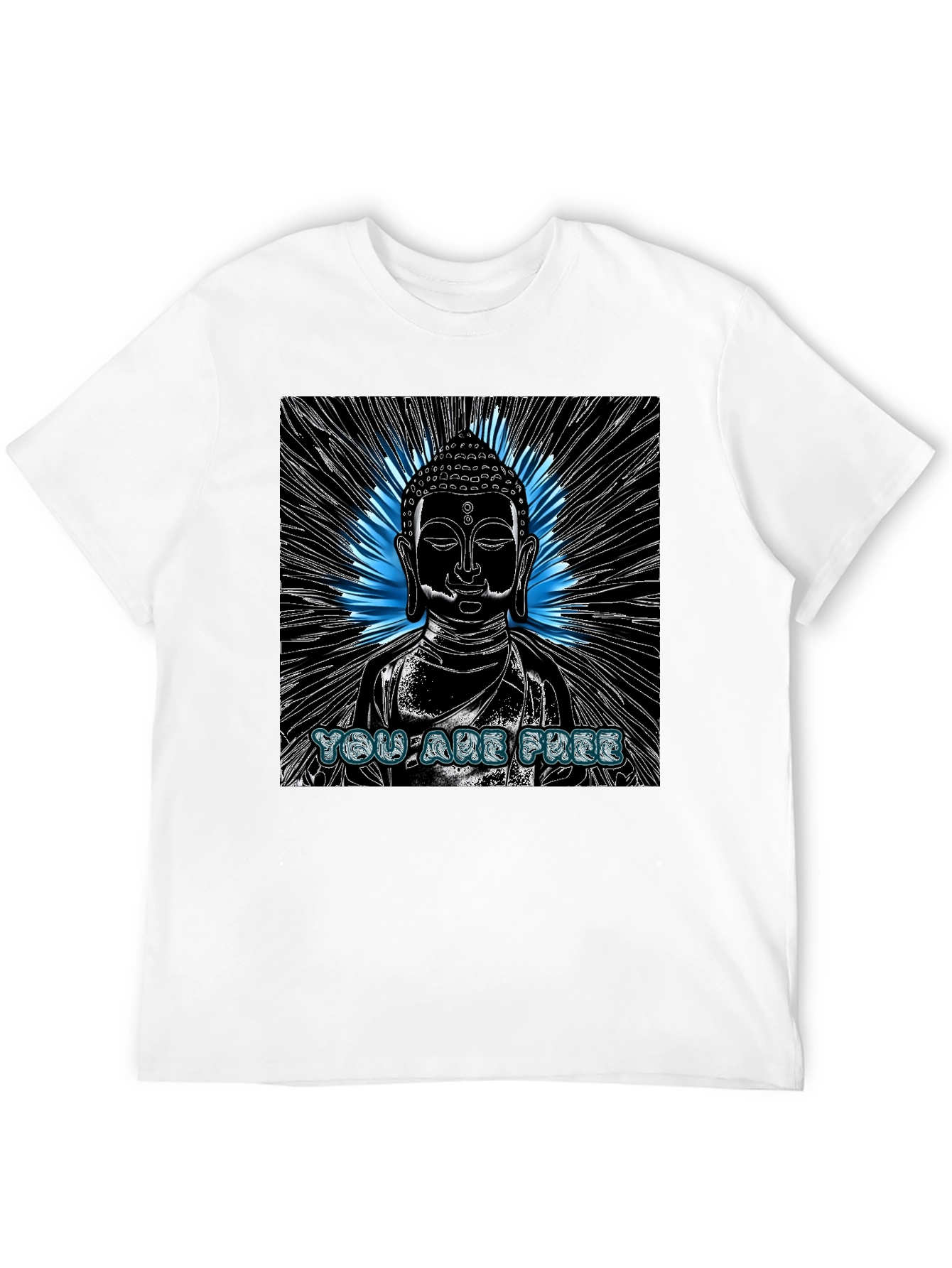 Buddha You Are Free Graphic T-Shirt